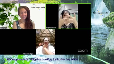 Divine-gpms.world Philippines meeting, September 1st, 2025