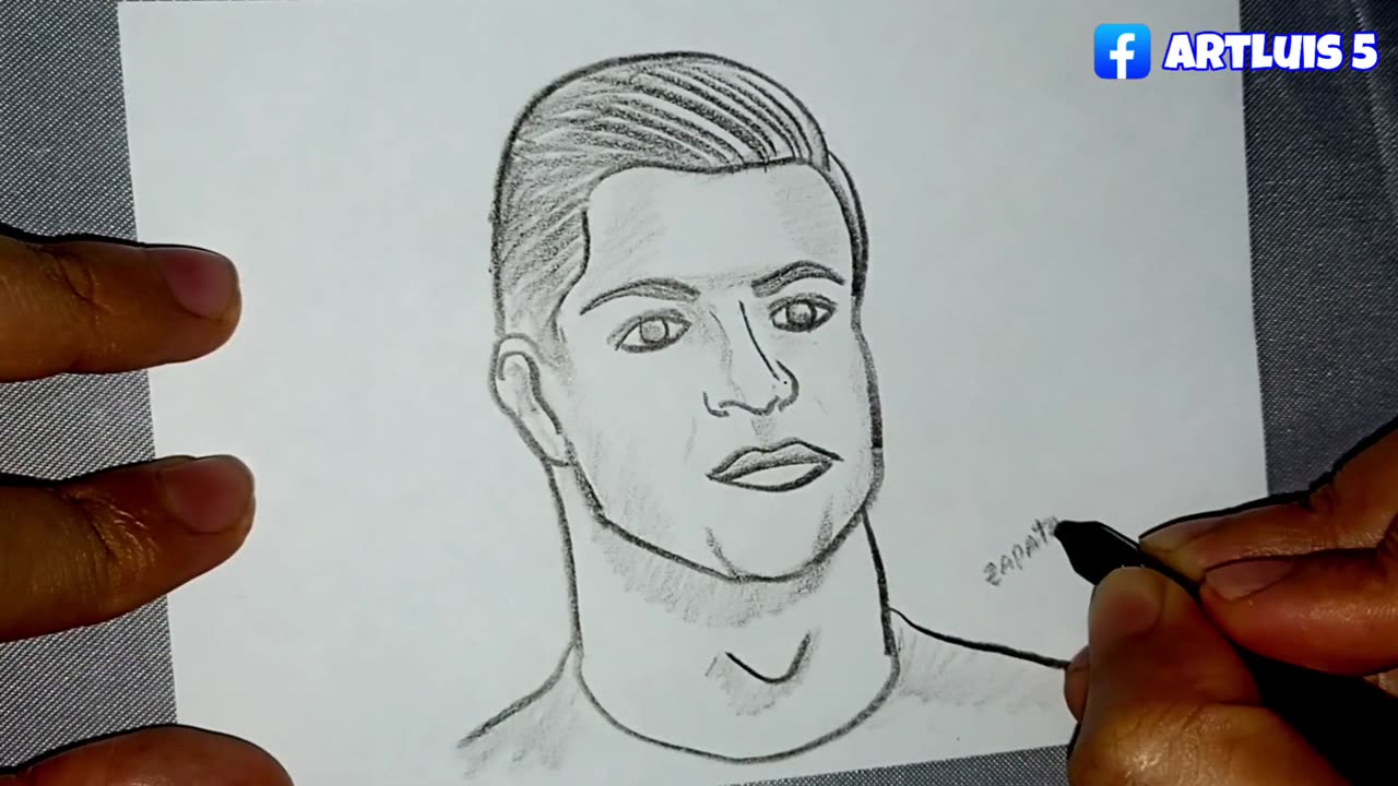 How To Draw Cristiano Ronaldo
