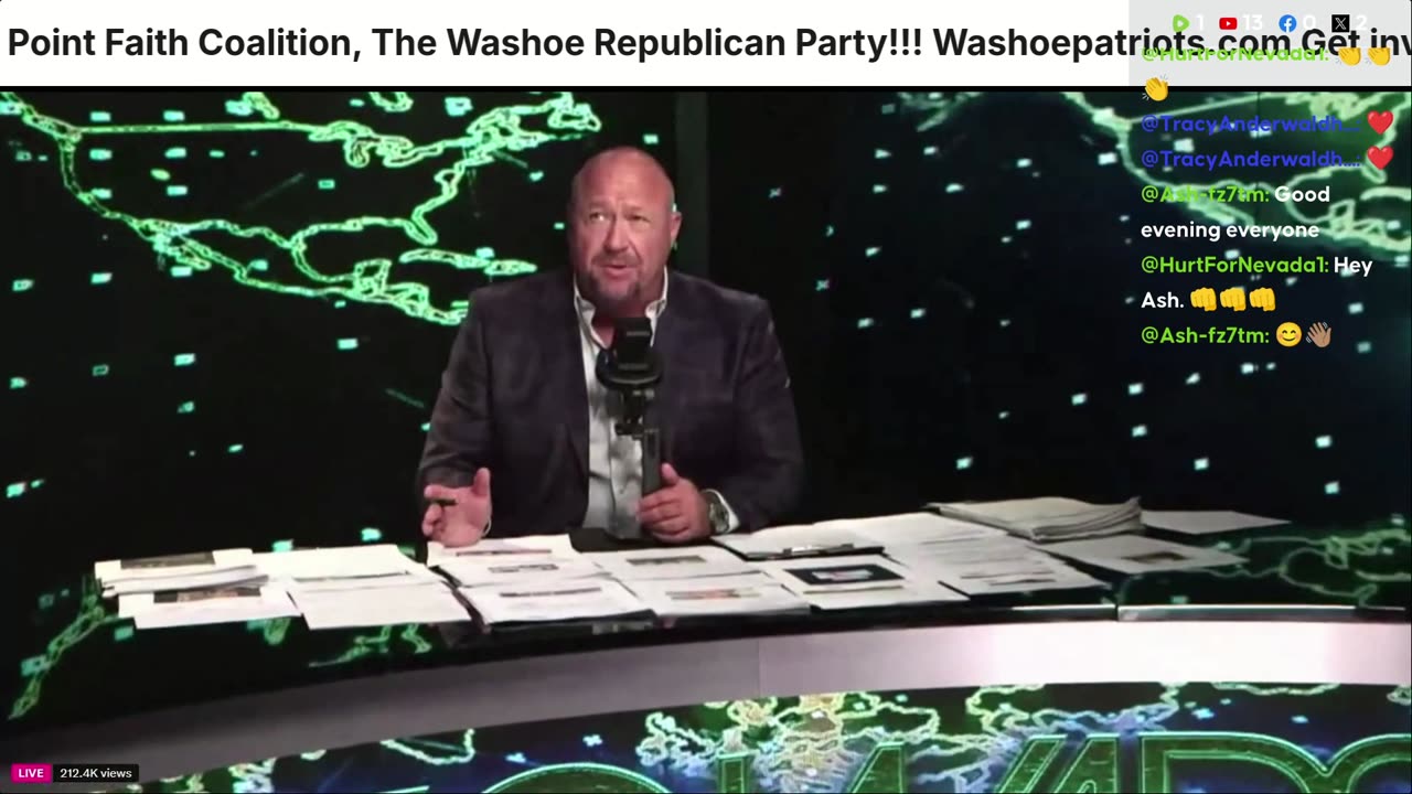 Alex Jones, Info Wars, 10/20/2025