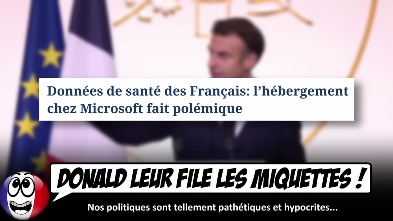 la macronie est en PANIQUE avec le retour de Donald Trump.