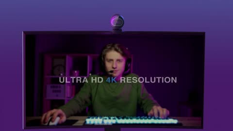 Webcam 4K Streaming Web Camera 1080P 60FPS USB Camera