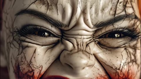 😨👁️ Would you dare to stare into the eyes of this cursed doll? Scary toy | TheHauntingHour
