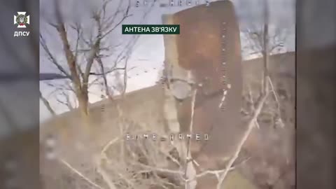 Two enemy vehicles, three shelters, four communication antennas and ammunition