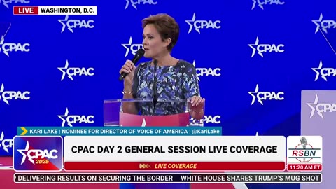 Suomennettu: FULL SPEECH： Kari Lake Speaks at CPAC 2025 Day Two - 2⧸21⧸25