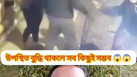 Incredible presence of mind saves a girl from bike robbers!