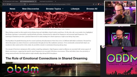 OBDM1344 - FBI Cover Up | Shared Dreams | Strange News