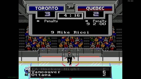 NHL '94 exi stock ROM - Len the Lengend (TOR) at Chris O (QUE) Game 6 / Feb 14, 2025