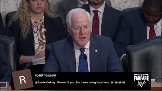 MUST SEE LIVE: PAM BONDI SENATE HEARING!