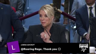 MUST SEE LIVE: PAM BONDI SENATE HEARING!