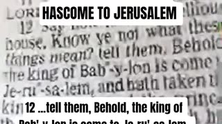 Livestream Preview Ezekiel #ch 17:12 KJV Jerusalem Led Captive to Babylon #faith #kj #live #Pre