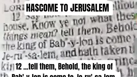 Livestream Preview Ezekiel #ch 17:12 KJV Jerusalem Led Captive to Babylon #faith #kj #live #Pre