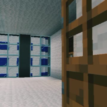 Big library in Minecraft