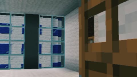 Big library in Minecraft