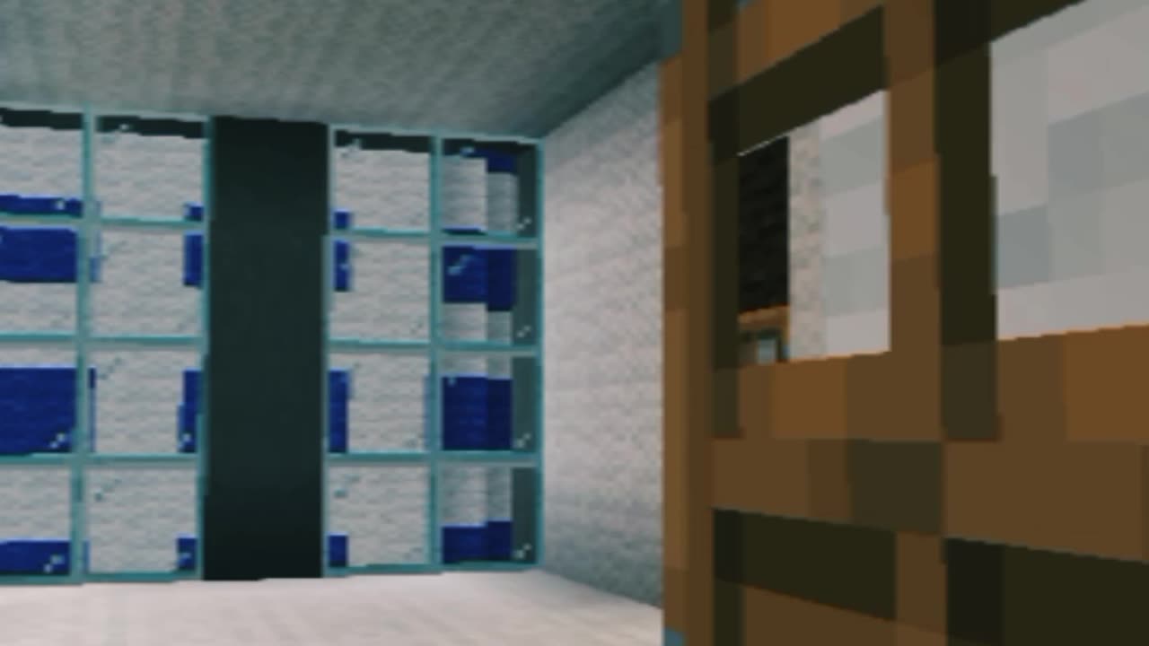 Big library in Minecraft