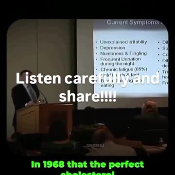 "Cholesterol is one of the most important defence mechanisms we have in the body."