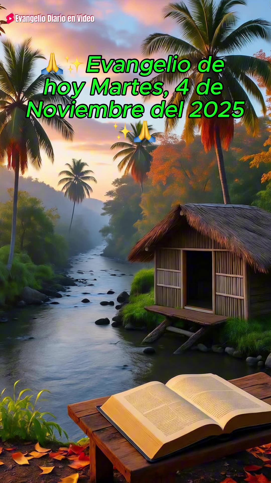 🙏✨Evangelio de hoy Martes, 4 de Noviembre del 2025✨🙏