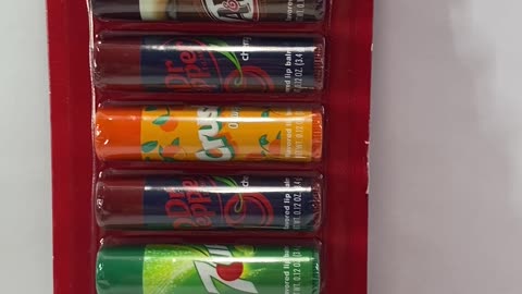 Flavored Dr. Pepper 7-Up A&W Crush - 8-Pack of New 2025 Lip Glosses
