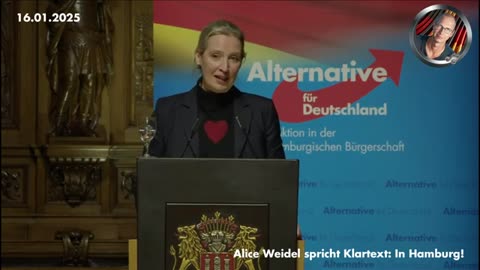 Alice Weidel gestern in Hamburg 16.01.24 … Komplett