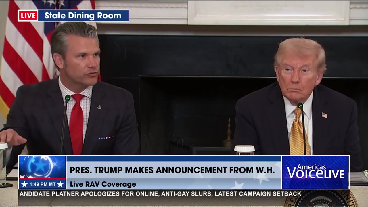 SEC. WAR PROUD TO BE DEFENDING OUR HOMELAND