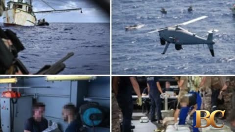 French navy seizes 9.6 tons of cocaine from fishing boat off coast of West Africa