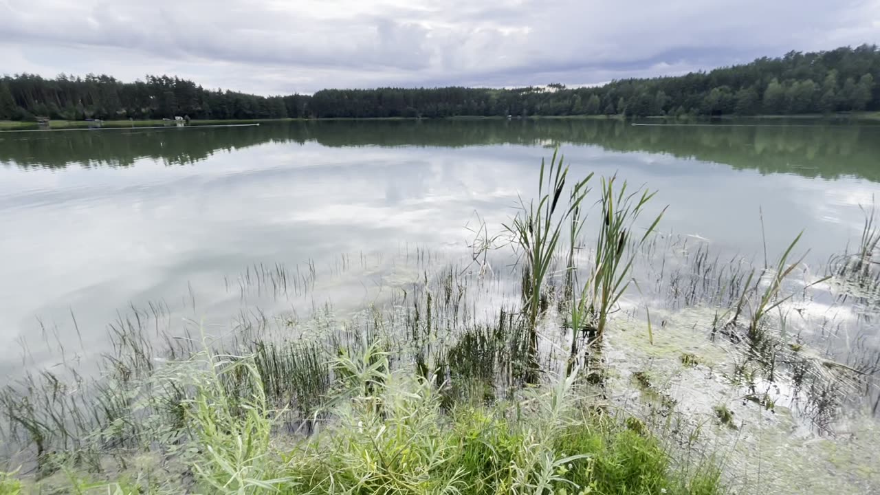 Remotely conrolled boats on Lake Krążno