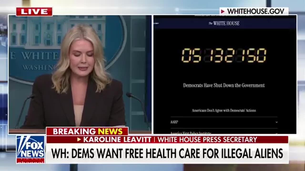 🚨White House: Democrats in 2025 are for illegal aliens first and Americans last