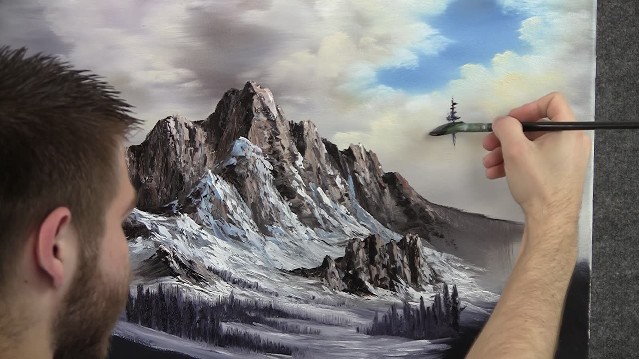 Paint with Kevin Hill - Jagged Peaks