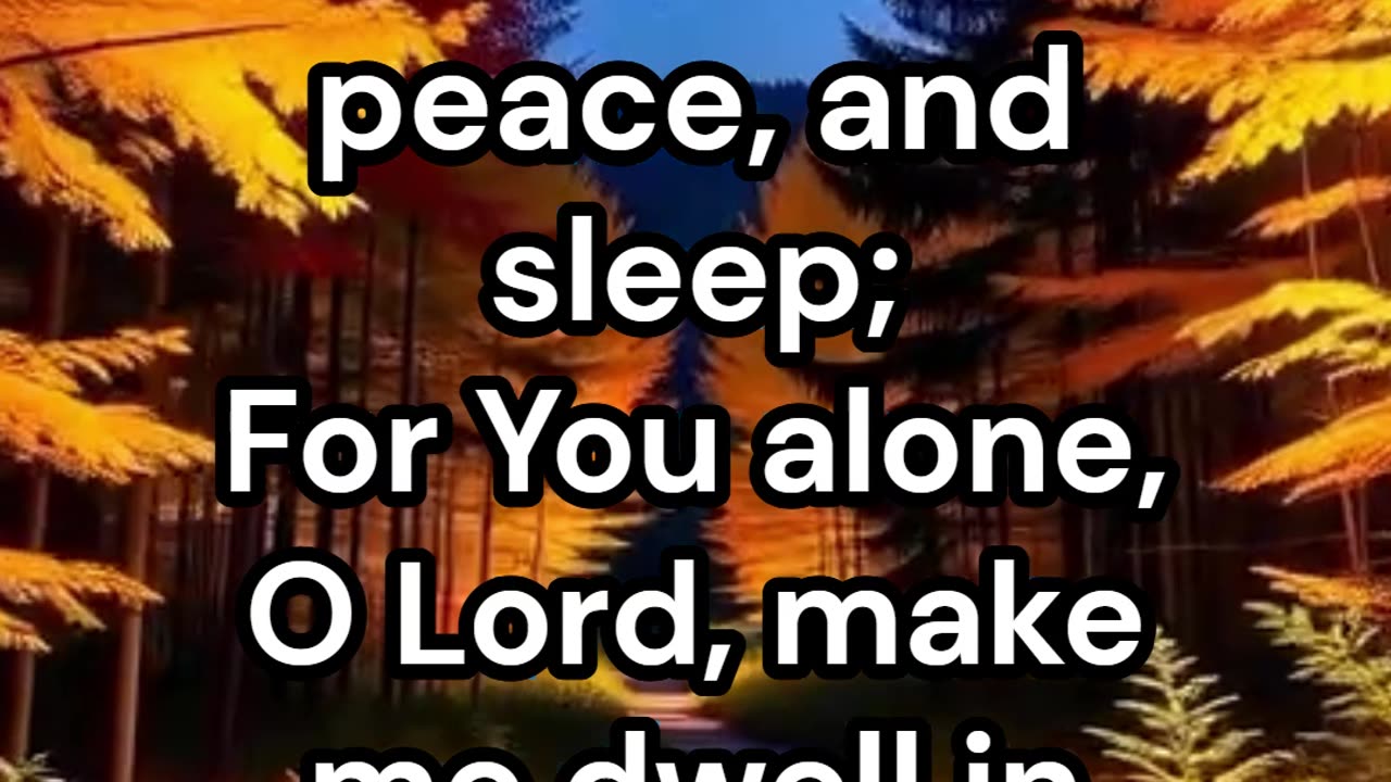 Morning Encouragement from Scripture: Psalm 4.8