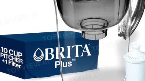 Brita Large Water Filter Pitcher | 10 Cup Capacity | Clean & Fresh Drinking Water Every Day