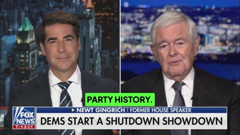 Newt Gingrich says Democrats just pulled off a DOUBLE NEGATIVE with this shutdown