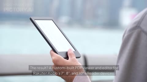 Rakuten Kobo Enhances eReader Experience with Custom PDF Viewer Powered by Foxit PDF SDK