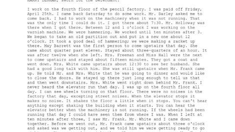 HARRY DENHAM, Sworn In For The Defendant, 48th To Testify