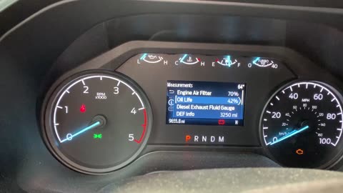 2024 Ford F250 XL (Powerstroke) - Oil Life Reset