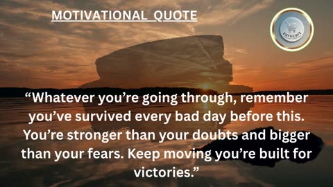 Quote For The Day: You’re stronger than you think 💛