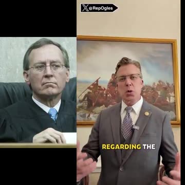 Rep Andy Ogles just issued a gangster warning to activist judges