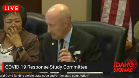 Why was this Idaho Covid-19 Response Study Committee created? Sen. Dan Foreman