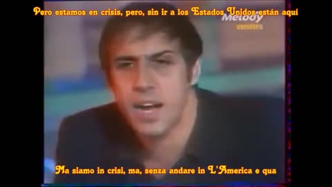 ADRIANO CELENTANO - Svalutation (Subtítulos español-italiano)