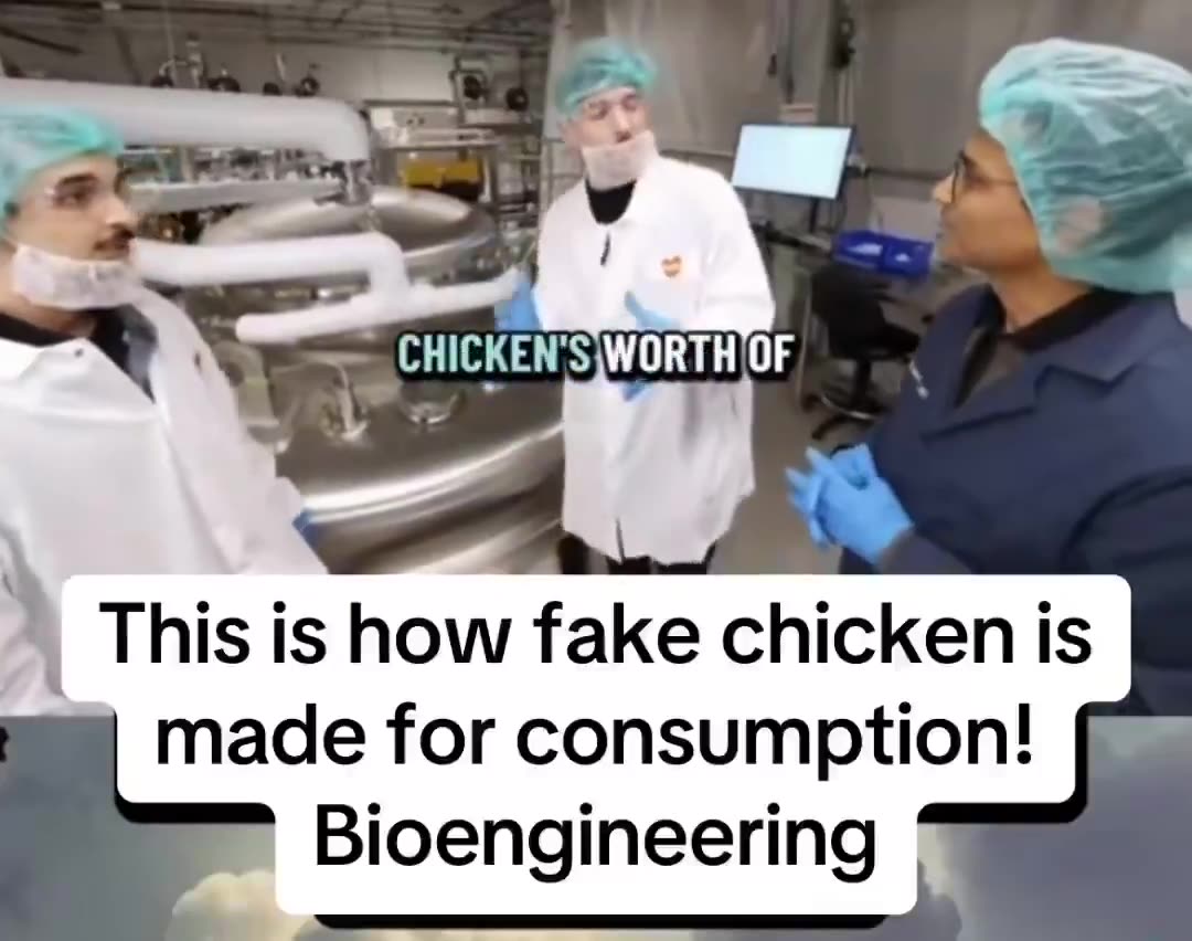 Fake Chicken created for our consumption