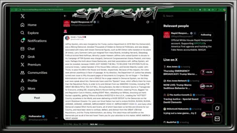 Table of Titans- Trump’s Happy Endings 11/20/25 (9:30pm)