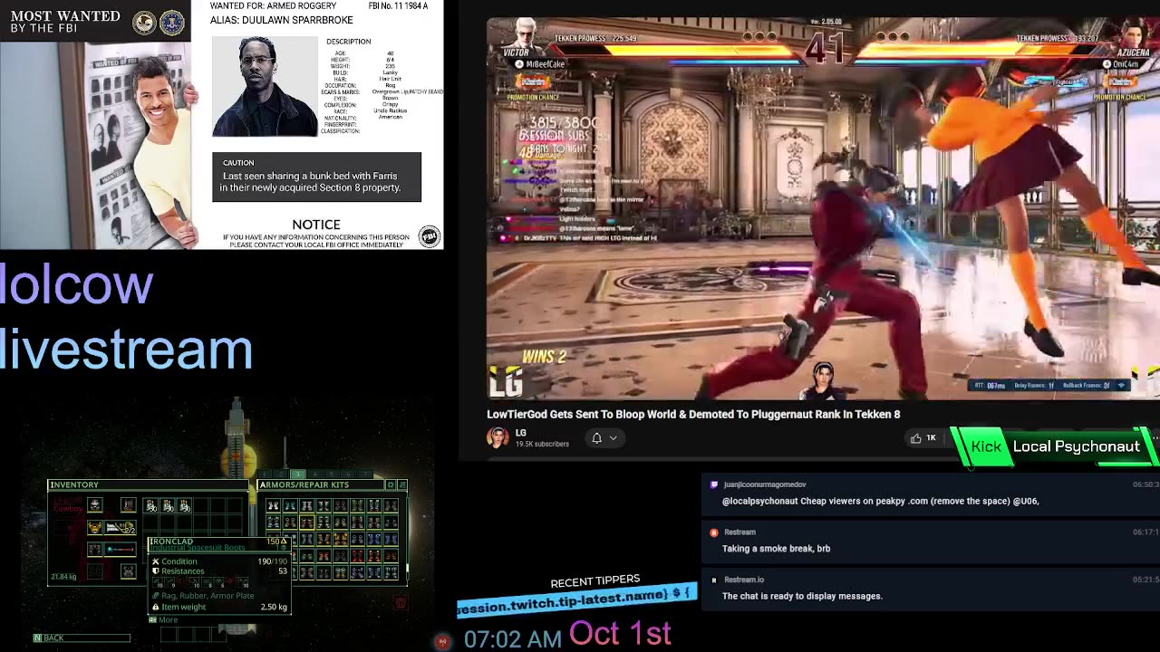Laughing at Lowtiergod & other lolcows 🍿 || Live Stream || October 1st