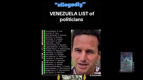 Venezuelan List Of Dirty Politcians "Allegedly" .......