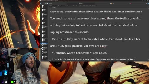 NEW YEAR NEW BOOK | Beta Reading + REACTS + Commentary + Writing: Living Weapons | Drawing: Perspective | Stoner Girl Evolution Begins