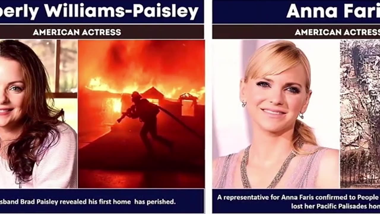 50 Celebrities lost their Homes in LA fire devastation! pt 1