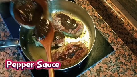 BLACK PEPPER SAUCE DUCK BREAST