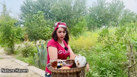 “Deep Cleaning a Rug by Hand + Peaceful Garden Breakfast 🌿🧼 ｜ Country Life Vlog”