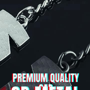 Carbon Metal Key Chain Key Ring – Stylish Car Logo Keychain