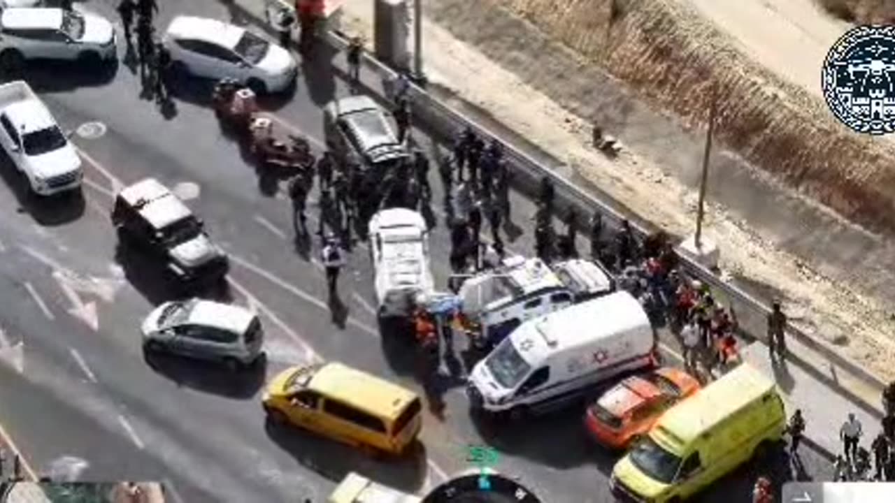 Sha'ar District Police: A terrorist ran over two civilians in a stampede, he was neutralized