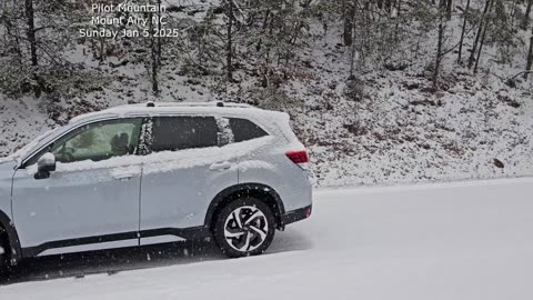 2025 0105 Snow Pilot Mountain and Mount Airy NC