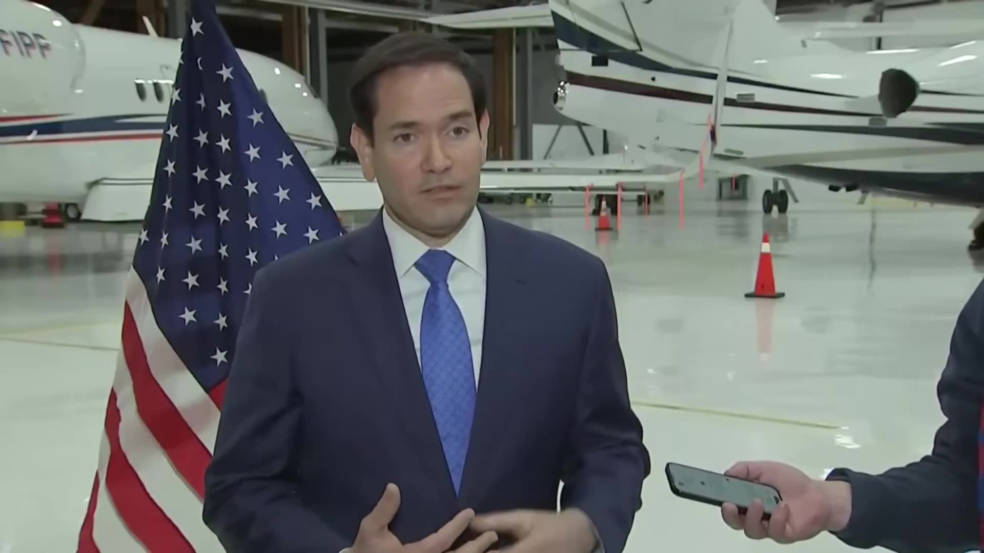 Marco Rubio said the goal in Syria is to form a national government where all groups feel