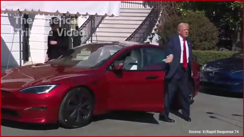 "Wow...Everything's a Computer": Trump Buys Tesla to Support Elon and His Reaction is Priceless